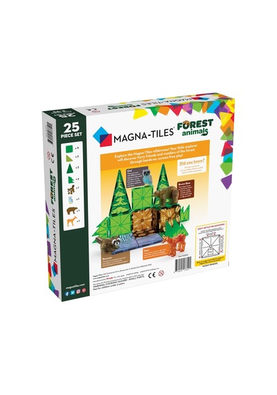 Magna-tiles - Orman Hayvanları - 25 Parça