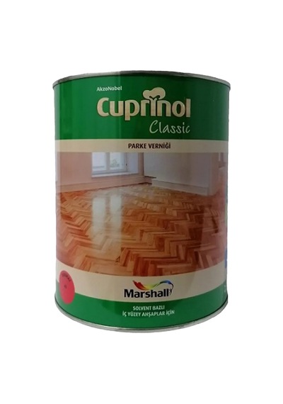 Marshall Cuprinol Yarı Mat Parke Verniği Şeffaf 2,5 Lt