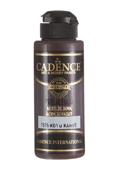 7575 Koyu Kahve Renginde Akrilik Boya 120 Ml C.ab7575 Tek Renk