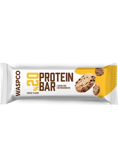 Waspco Protein Bar Kurabiye Aromalı 40 G X 16 Adet
