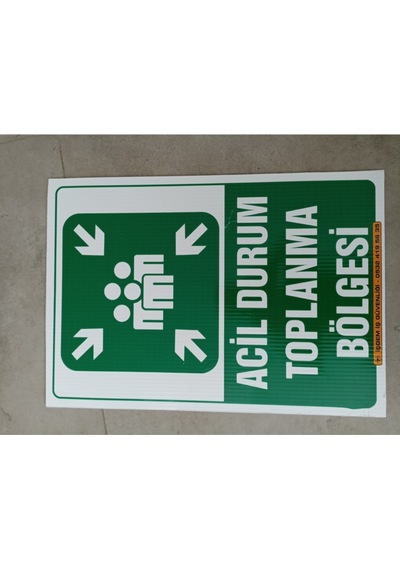 Acil Toplanma Alanı 35x50 Polikarbon