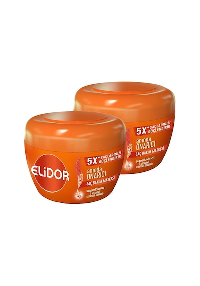 Elidor Saç Bakım Maskesi Anında Onarıcı 160 Ml X2