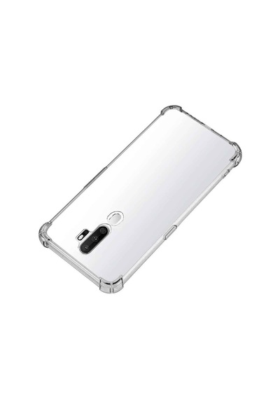 Oppo A5 2020 / A9 2020 Shock Absorbing Darbe Emicili Şeffaf Silikon Kılıf