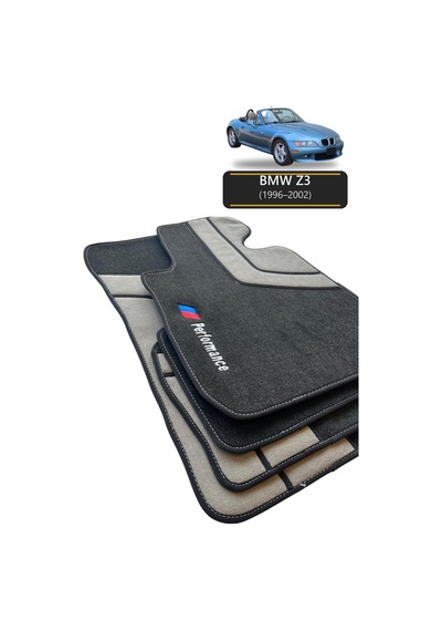 Oto Halı Paspas Seti Bmw Z3 1996 2002 Uyumlu Sport Kaymaz & Şık Tasarım