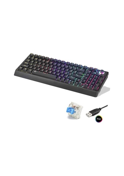 Mekanik Klavye 104 Tuş Blue Switch Rgb - Siyah G500xb Evimdeyokyok