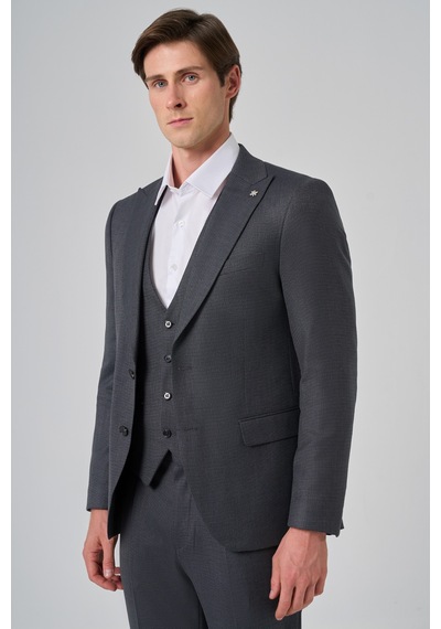 Morven Erkek Antrasit Poliviskon Yelekli Trend Desenli Slim Fit Sivri Yaka Takım Elbise 26mc001025053 Antrasit Morven Erkek Antrasit Poliviskon Yelekli Trend Desenli Slim Fit Sivri Yaka Takım Elbise 26mc001025053 Antrasit