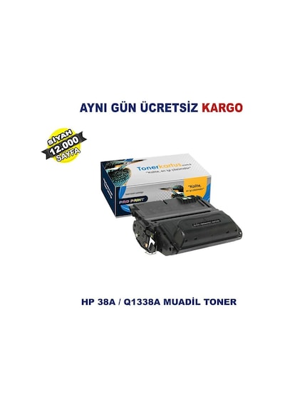 Hp 38A | Hp Q1338A | Hp Laserjet 4200 Uyumlu Toner 12.000 Sayfa