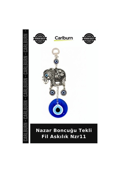 Nazar Boncuğu Tekli Fil Askılık Duvar Objesi Hediyelik Aksesuar Koruyucu Sembol Diğer
