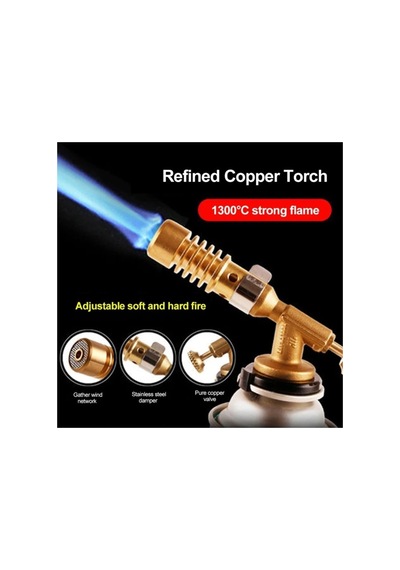 Depolife Tamirci Pürmüz Kafası Ve Clipper Çakmak Gazı Seti Profesyonel Kullanım Yüksel Alev Kaynak Torch 2li