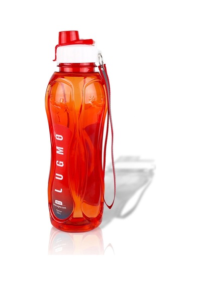 Lugmo Matara Suluk Kapaklı Okul Spor 750 Ml Kırmızı-turuncu Çok renkli