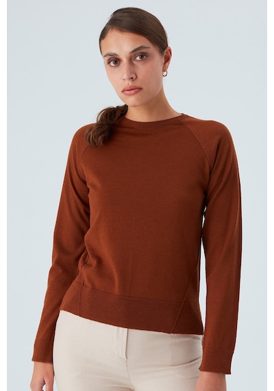 Peraluna Vanessa Pullover Merino Yünlü Yanları Yırtmaçlı Ince Kadın Triko Kazak Kahve-kahve Kahve Peraluna Vanessa Pullover Merino Yünlü Yanları Yırtmaçlı Ince Kadın Triko Kazak Kahve-kahve Kahve