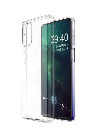 Galaxy M31S Kılıf Zore Şeffaf Ince Ve Esnek Süper Silikon Kılıf Renksiz