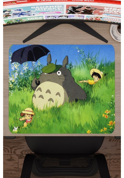 Totoro Anime V5 - 48x40 Xl Gaming Kauçuk Kaymaz Taban Mouse Pad Fare Altlığı