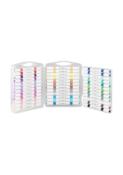 Art-x Acrylic Marker Duo Marker Çift Uçlu Su Bazlı Boyama Kalemi 36 Renk Set