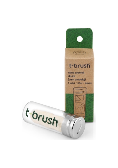 T-Brush Naneli Cam Şişe Diş İpi - 30 metre