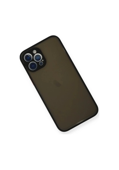 Apple Uyumlu iPhone 12 Pro Max Uyumlu Kılıf Montreal Silikon Kapak - Siyah