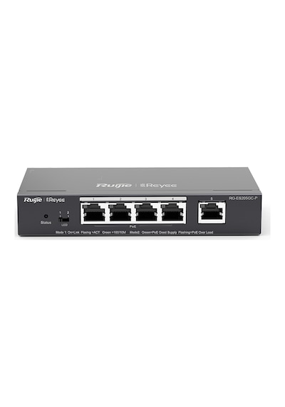 Ruijie Reyee RG-ES205GC-P 5 Port 10/100/1000 Yönetilebilir Gigabit Switch
