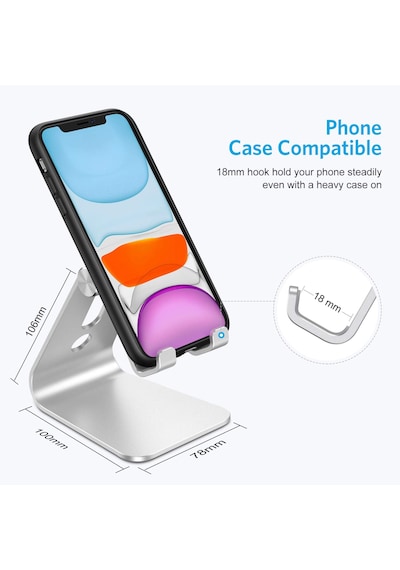 Ht-50 Alüminyum Telefon Standı Tutucu Aşağı Yukarı Hareketli
