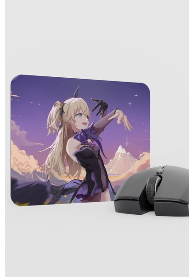 Fischl Genshin Impact Anime Gacha V3 - 22x18 Gaming Mouse Pad Fare Altlığı