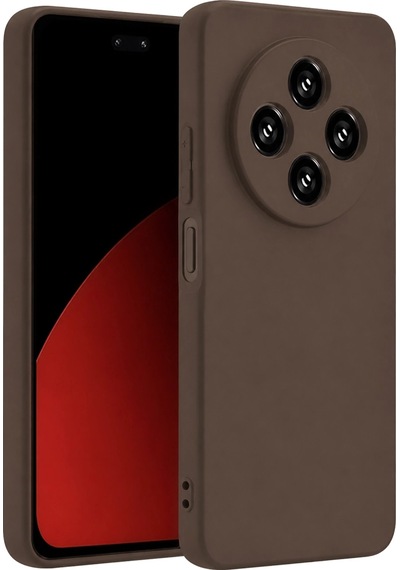 Xiaomi Redmi 14c Kılıf First Silikon - Kahverengi