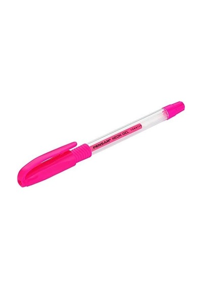 Pensan Neon Jel Tükenmez Kalem Pembe