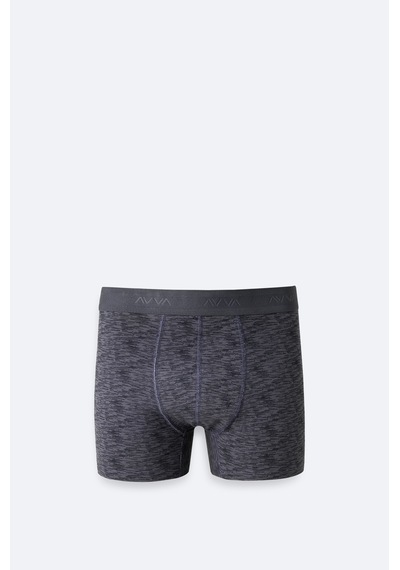 Avva Erkek Gri Desenli Tekli Regular Fit Boxer A61y9504