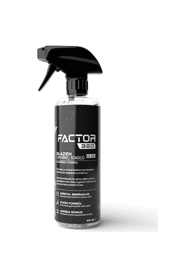 Factor 360 Glazen Otomobil Cam Kireç Sökücü 500 Ml