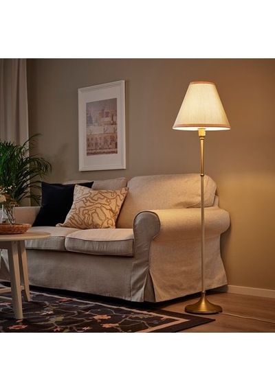 Ikea Flyghöjd Yer Lambası, Pirinç-bej, 143 Cm Diğer