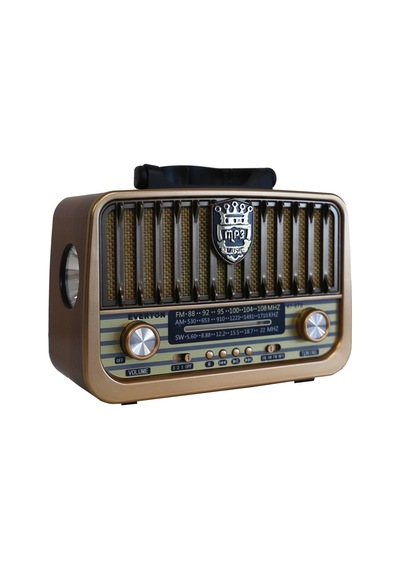 Everton Rt-878 Bluetooth El Feneri Fm-usb-tf-aux Şarjlı Nostaljik Radyo