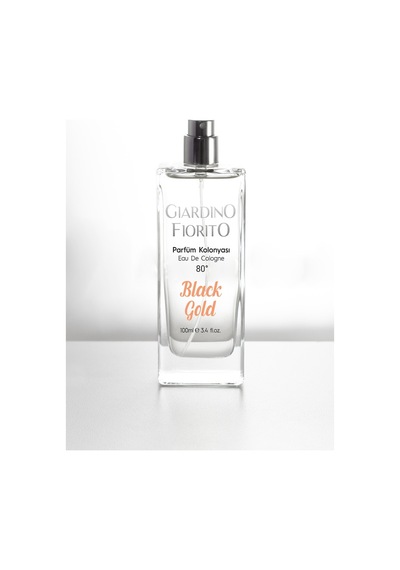 Giardino Fiorito 80 Derece Black Gold Parfüm EDC Kolonya Sprey Cam Şişe 100 ML