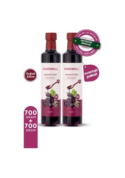 Dosewell Karadut Özü 2li Avantaj Paketi 1400 G