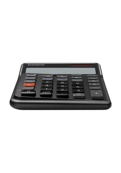 Casio JE-12E-BK Siyah 12 Hane Masa Üstü Ergonomik Tuşlu Hesap Makinesi