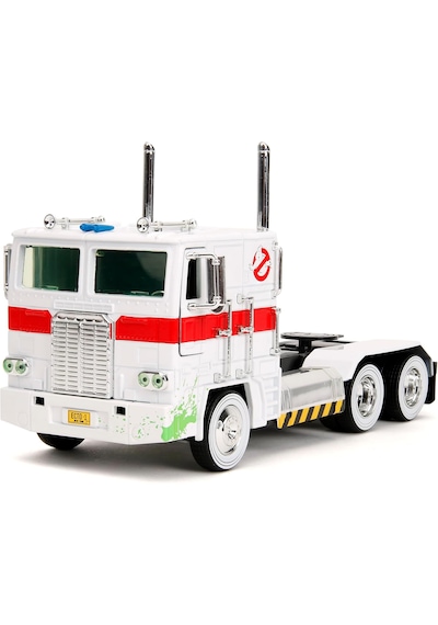 Jada Toys Optimus Prime Cadillac Ecto 1 Ve Ghostbusters Nano Scene Bundle Set