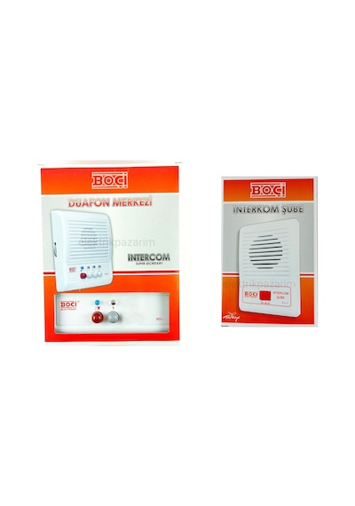 Boçi 1 Li Diafon Merkez Tekli Çaycı Diafon Merkezi + 1 Adet Interkom Şube