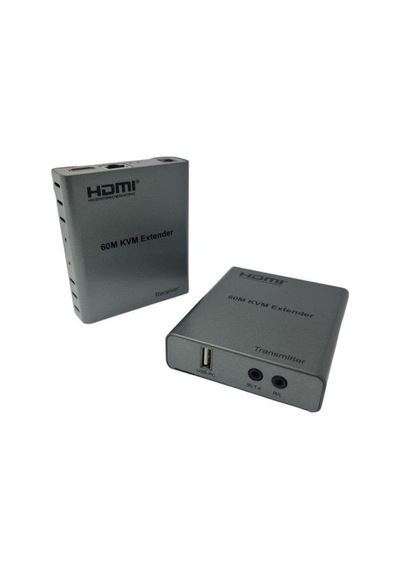 Herz Nvc-kvm4k60m Cat6 60mt 2li Hdmı-usb-ır Extender-207480