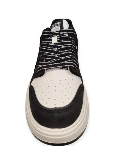 Fourty Four Degree 21049 Hafif Erkek Sneaker Ayakkabı Siyah - Beyaz