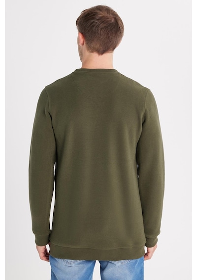 Tudors Erkek Slim Fit Dar Kesim Pamuklu Selanik Kumaş Bisiklet Yaka Haki Sweatshirt-35779 Haki Tudors Erkek Slim Fit Dar Kesim Pamuklu Selanik Kumaş Bisiklet Yaka Haki Sweatshirt-35779 Haki