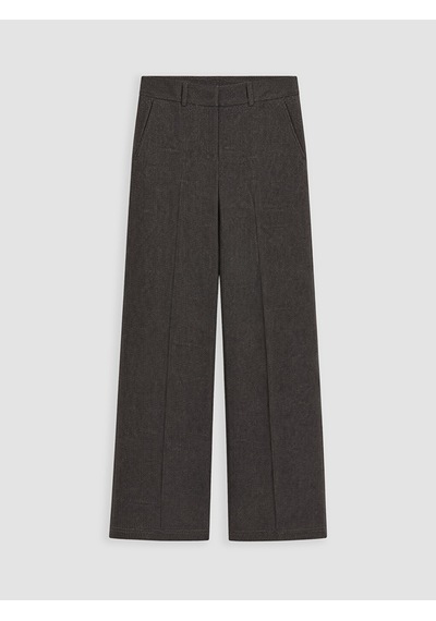 Lcwaıkıkı Classic Kahverengi Yüksek Bel Desenli Kadın Pantolon