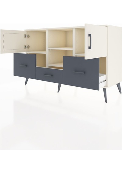 Hyperion Konsol 4 Raflı 3 Çekmeceli 3 Kapaklı 132x44x83 Aytaşı-aytaşı/antrasit Aytaşı/antrasit Hyperion Konsol 4 Raflı 3 Çekmeceli 3 Kapaklı 132x44x83 Aytaşı-aytaşı/antrasit Aytaşı/antrasit