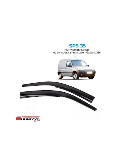 Cam Rüzgarlığı Sunplex Peugeot Partner 2002 - 2007 2li