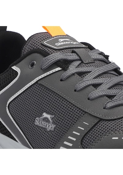 Slazenger GUMMY I Büyük Beden Erkek  Koyu Gri Koşu & Yürüyüş Spor Ayakkabısı