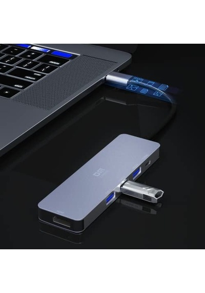 Chb058 Type-c To 4k Hdmı 3 Usb 3.0 Pd Hub Dönüştürücü