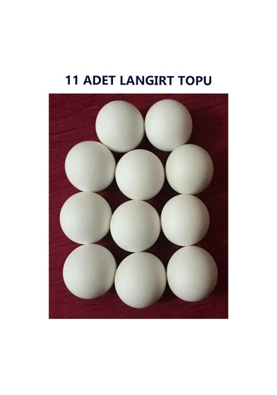 Profesyonel Langırt Topu 11 Adet, Langırt Masası Oyun Futbol Topları, 33 Mm, 20 Gr