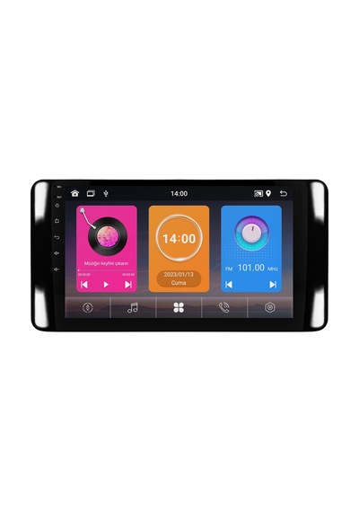 Skoda Scala Android Multimedya Sistemi 2021+ Crv-4946xaa Piano Black Çerçeve 10"