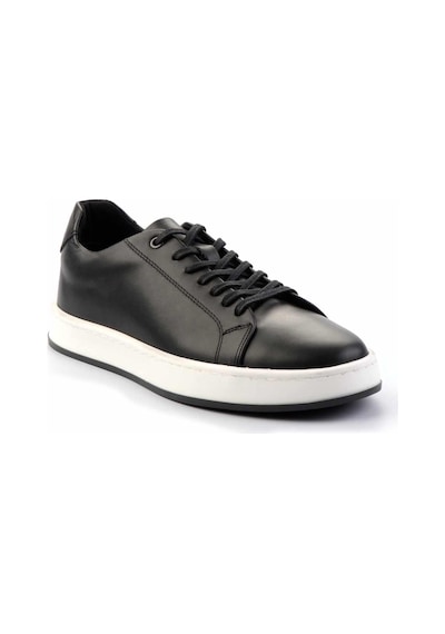 Bambi Siyah Leather Erkek Casual Ayakkabı E01380110243 Siyah