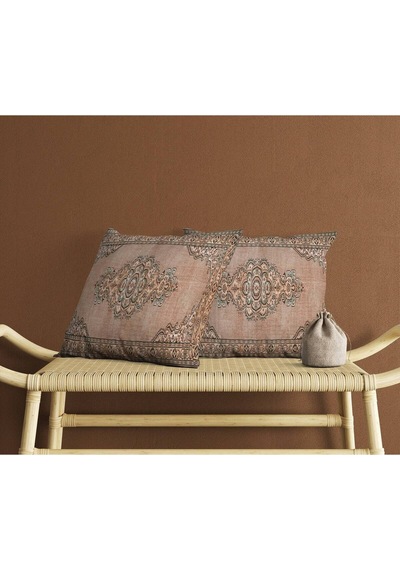 Turkıshrug Kıngdom Vintage Boho Tarzı Yastık Kılıfı 43 X 43 Çok Renkli