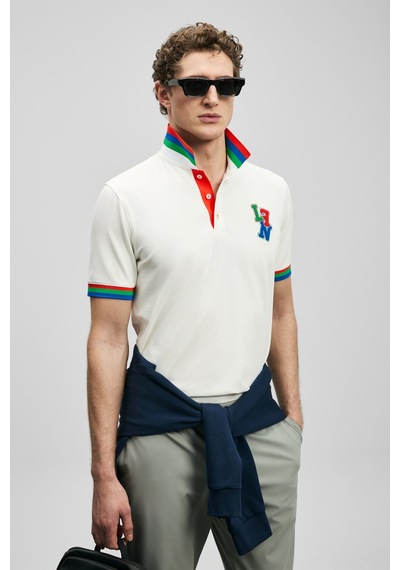 Lufian Fun Smart Erkek Polo T-shirt 111040231 Ekru