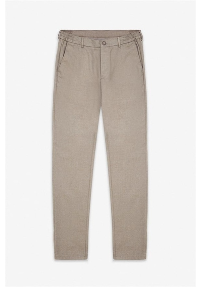 Süvari Kiremit Slim Düz İnterlok Yarım Lastikli Rüzgar Geçirmez Jogger Pantolon Pn2020500744-kh4