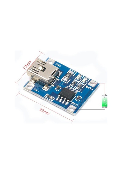 Hobimekatronik-Tp4056 1A Lipo – Li-On Pil Şarj Devresi Mini Usb