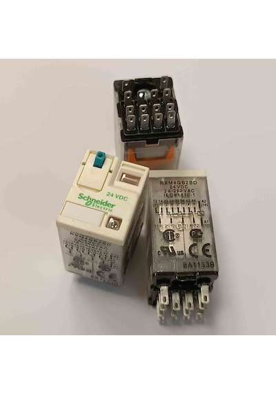 Rxm4gb2bd 24vdc 3a 4c 14pın Schnıder Güç Röle 2 Adet